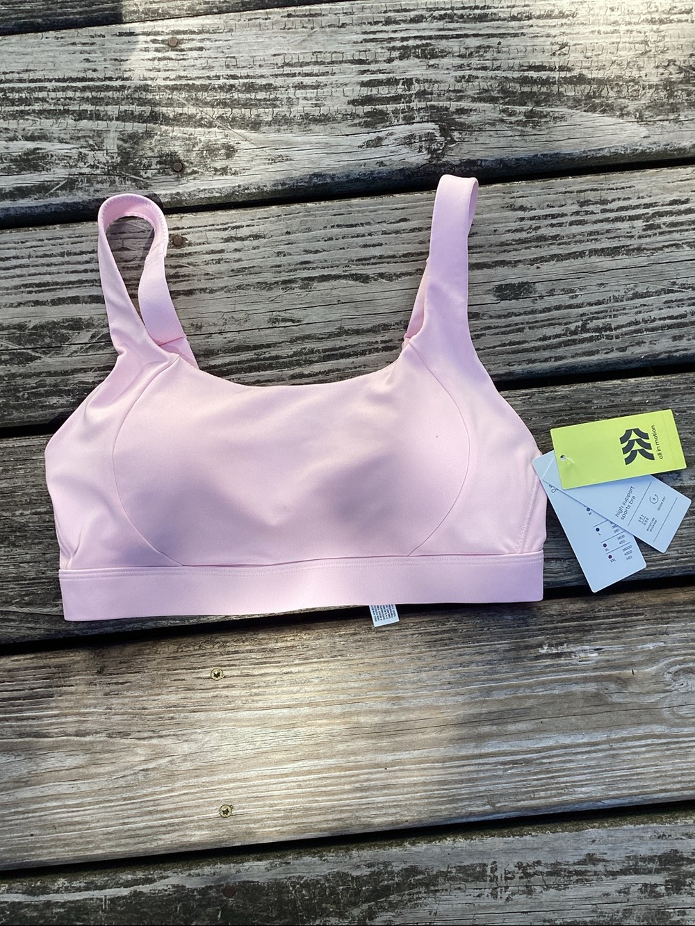 Target All in Motion Light Pink Seamless High Support Sports Bra